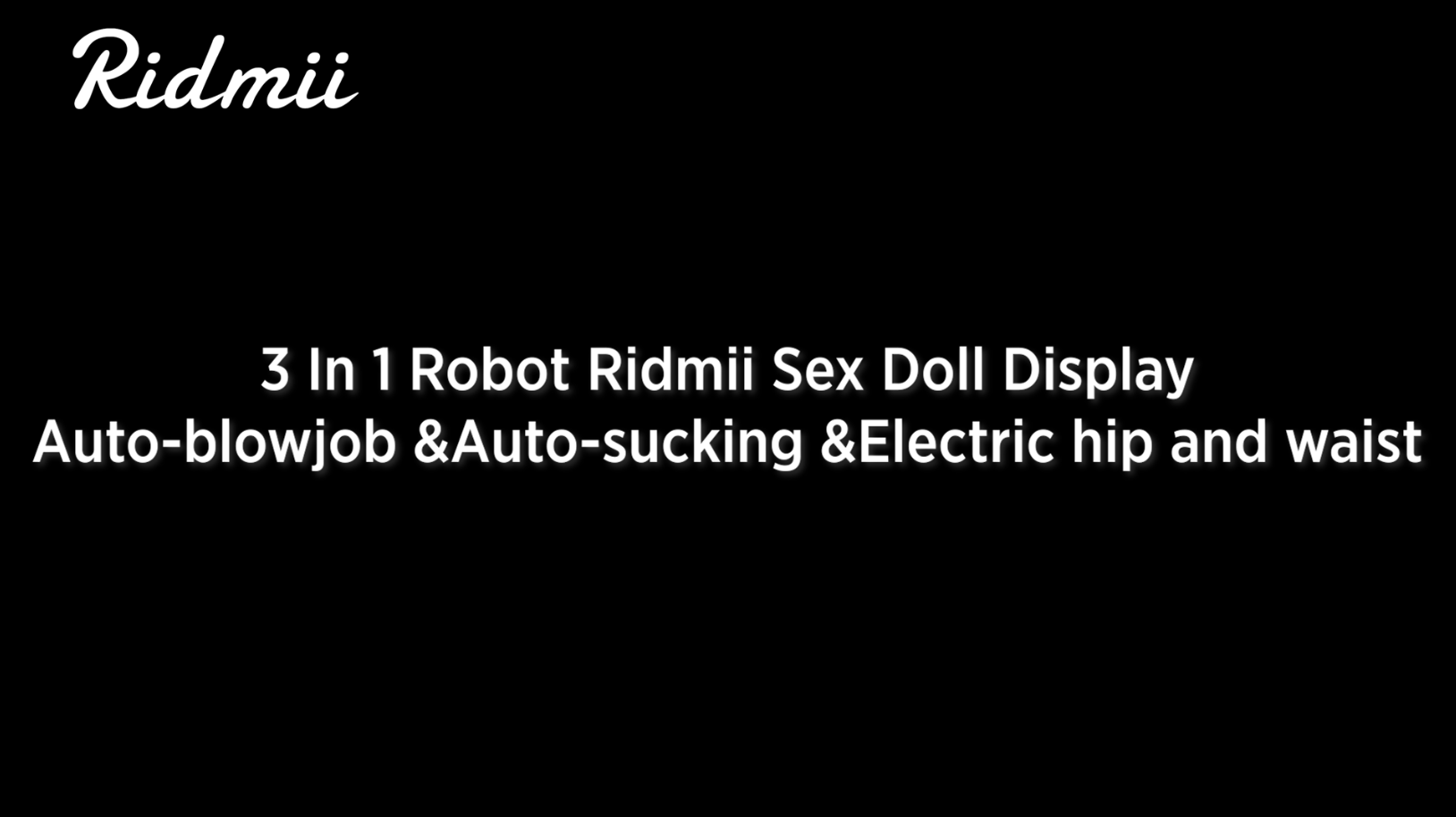 3 In 1 Robot Ridmii Sex Doll – RIDMII
